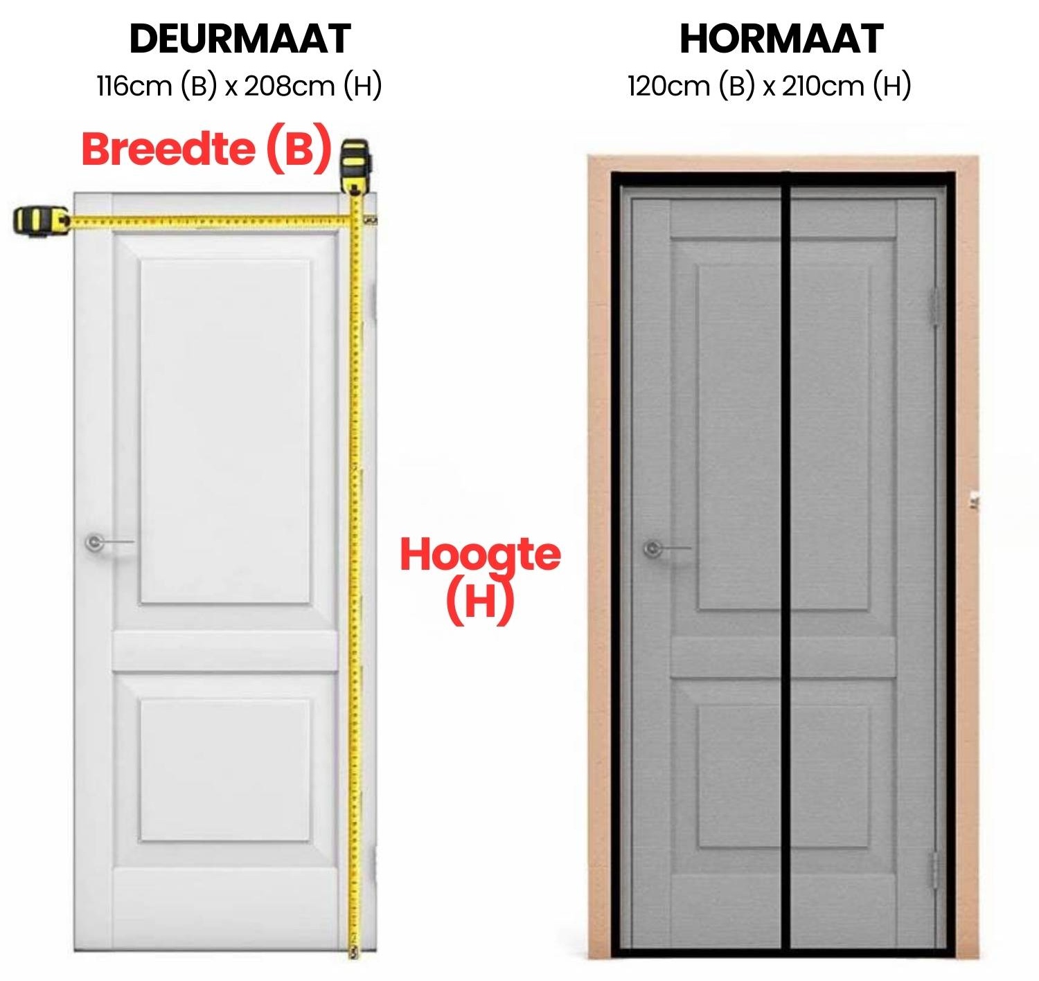 Magnetisch Hordeurgordijn, afbeelding 7